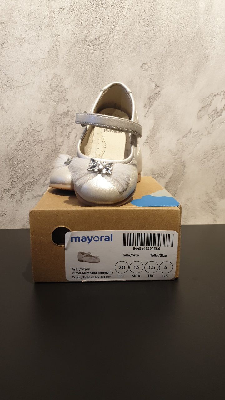 Mayoral обувки естествена кожа 20 н
