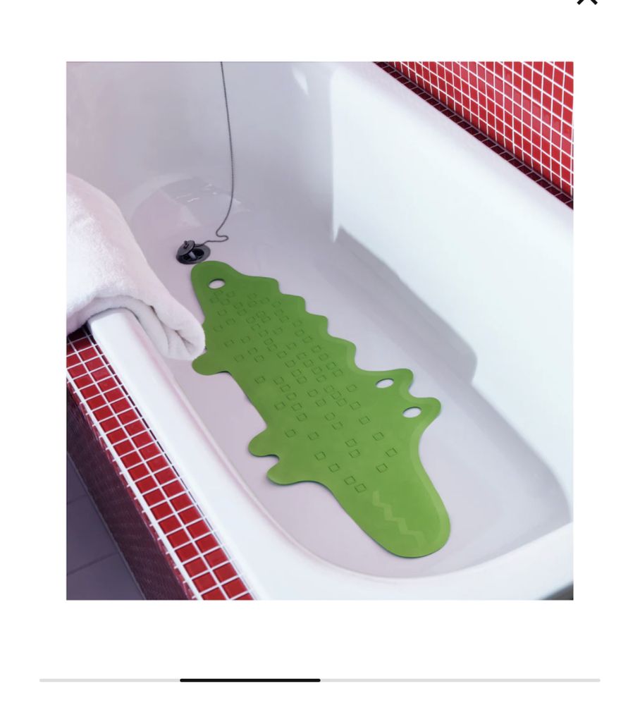 Коврик в ванну крокодил (икеа)