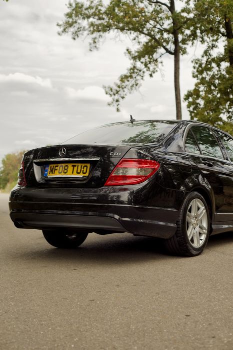 Bara spate AMG Mercedes C W204 berlina neagra C197 originala injector