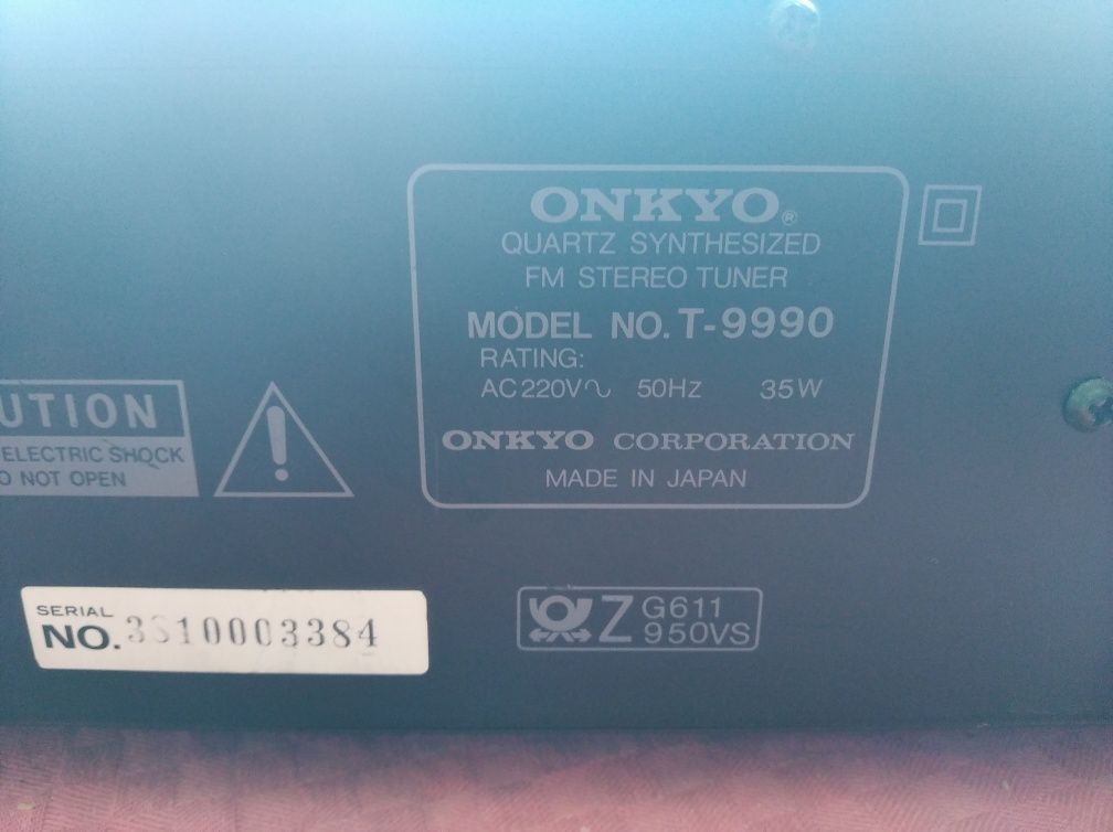 Onkyo T 9990 tuner