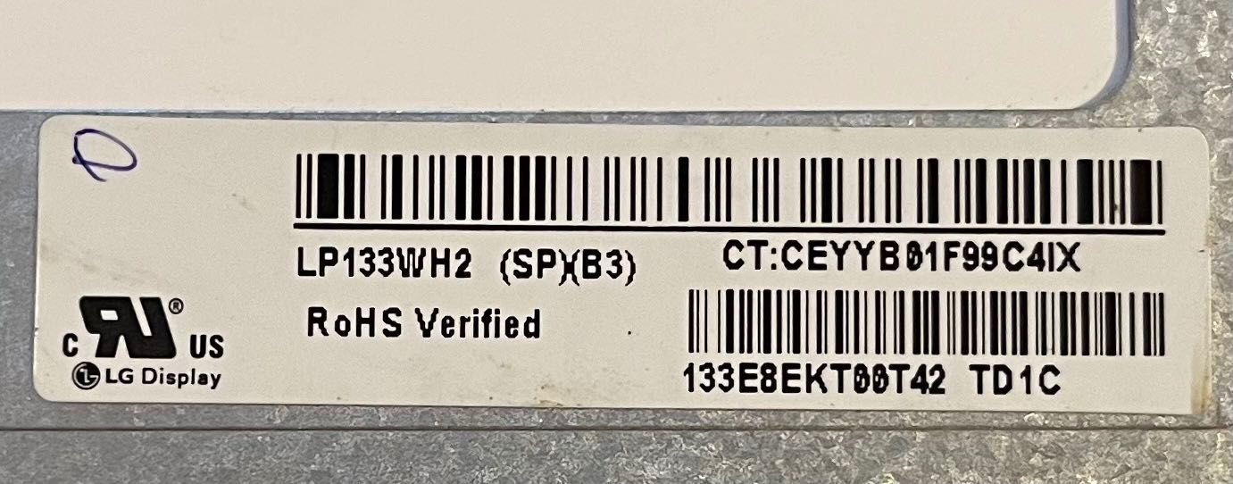 LP133WH2 (SP B3) IPS 30pin матрица , дисплей , екран за лаптоп 13.3”