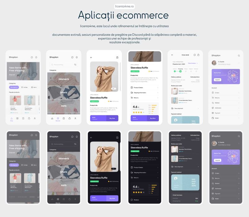 Site web și aplicații (licență) în informatică