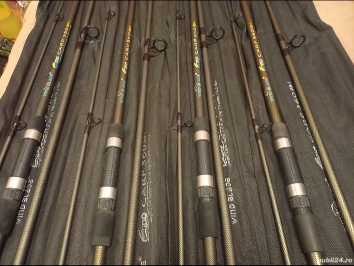 Jucarie muzicala lanseta carbon 3,6m Wind Blade, actiune 150g