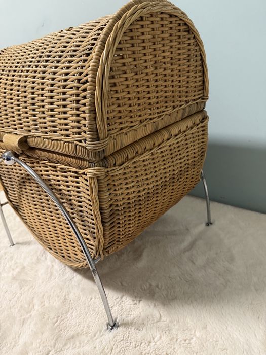 Ратанова кутия за съхранение / 70-те