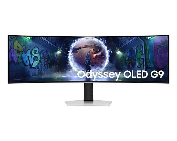 Продавам Монитор, Samsung LS49CG934 49" Odyssey G9 GAMING,OLED, 240Hz,