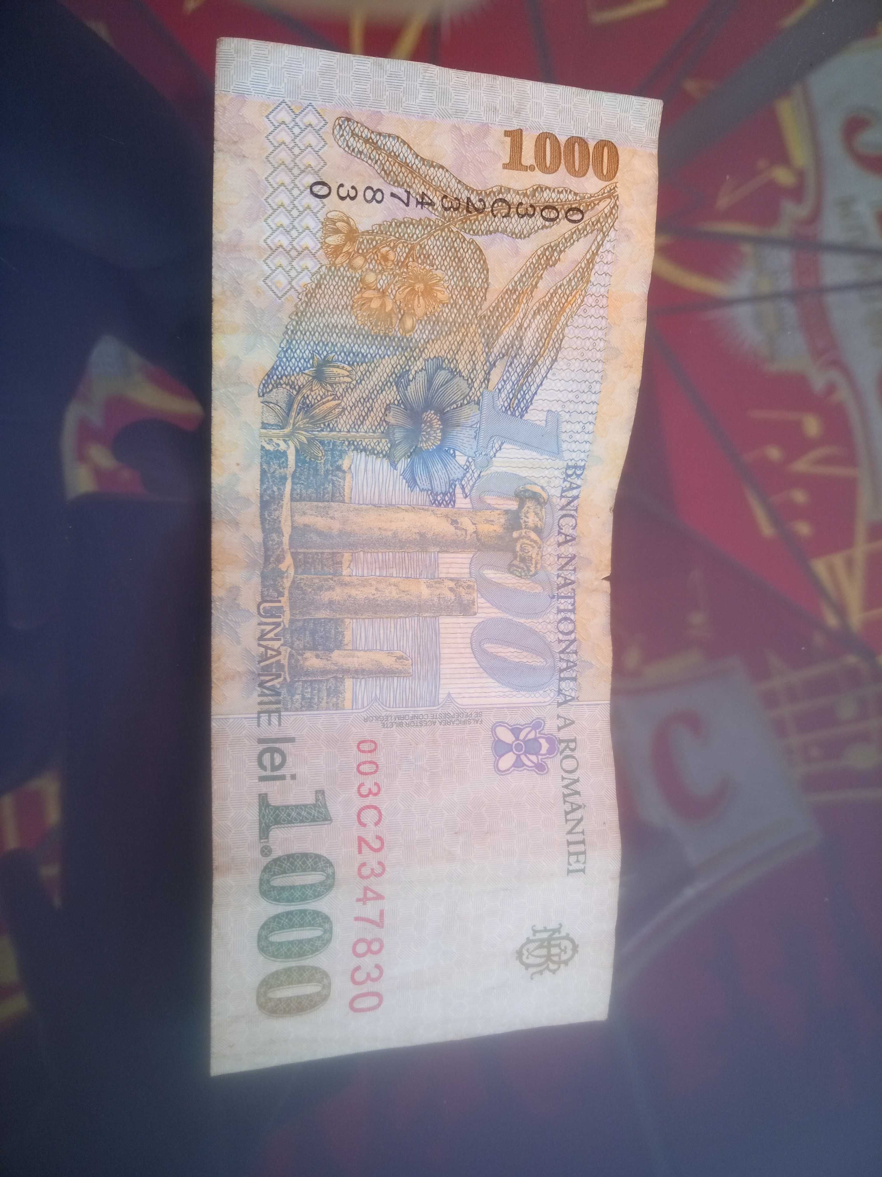 Bacnota Mihai Eminescu 1.000 lei