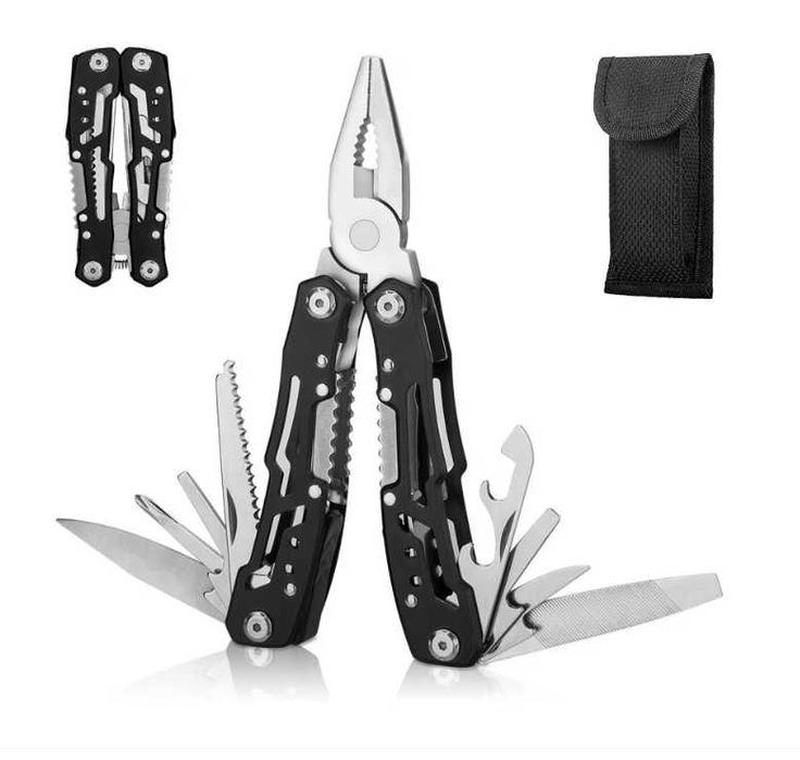 Cleste Multifuncțional 13-în-1, Pliabil, Inoxidabil