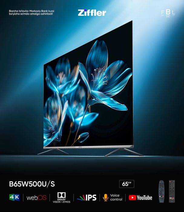 Televizor Ziffler 65 Diogonal