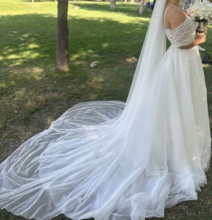 Rochie de mireasa 2 în 1