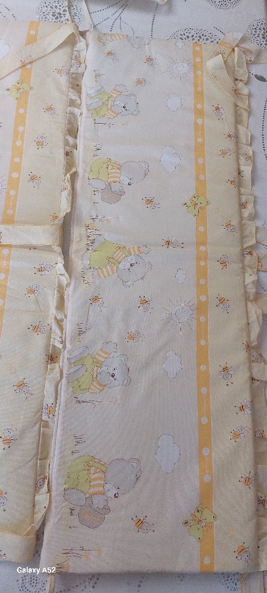Комплект постельного детского белья для кроватки новорождённого
