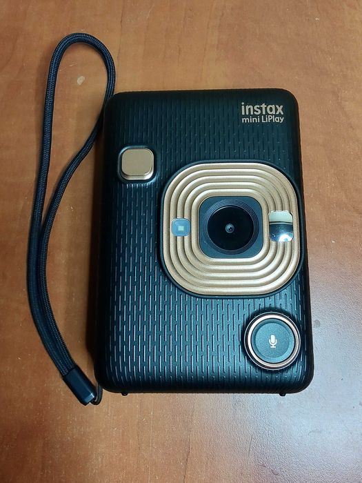 Aparat Foto Instant Fujifilm Instax Mini LiPlay Hibrid Elegant Black