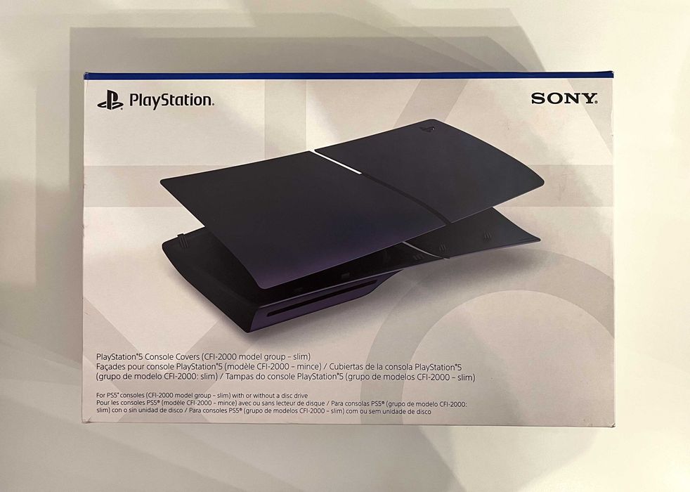 Оригинальные сменные панели для PS5 Slim, чёрные