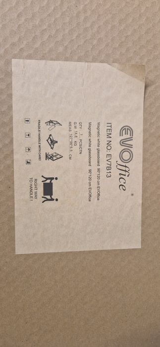 Tabla de scris din sticla magnetica