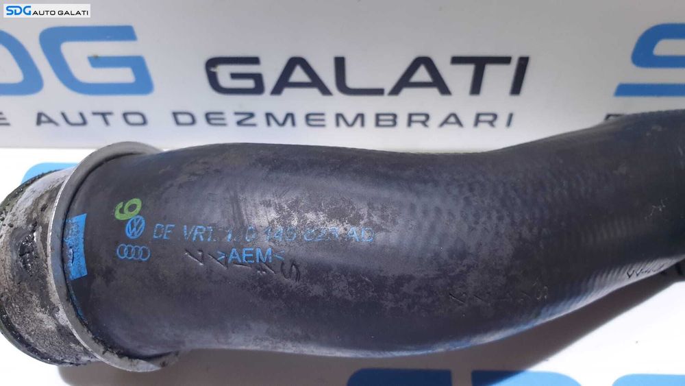 Furtun Tubulatura Conducta Admisie Presiune Aer Intercooler Audi A3 8L 1.9 TDI AXR 1997 - 2003 Cod 1J0145828AD