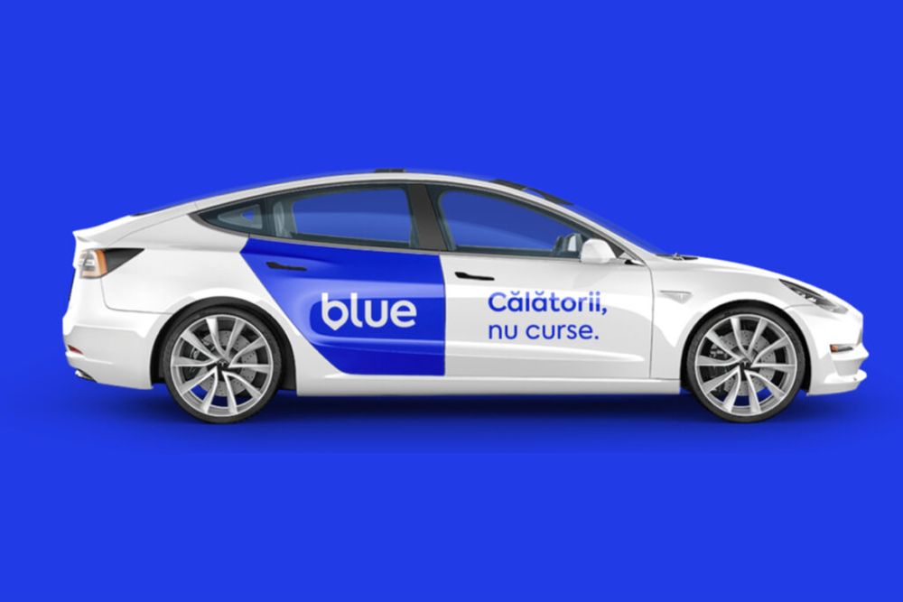 Colaborare BLUE/ Tesla 550 lei/ Ford Capri