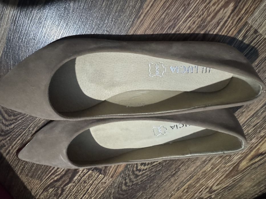 Balerini piele intoarsa 37