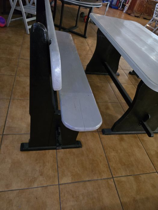 Vând set de masa lemn masiv