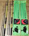 SET 2 Lansete Feeder ROBINHAN Bolentino 3,60m 180gr + SET 2 Mulinete P
