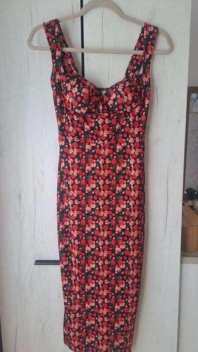 Rochie midi cu bretele