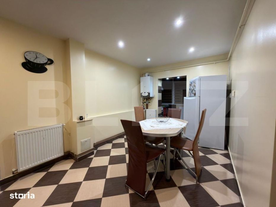 Apartament 3 camere, decomandat, 62 mp utili , mobilat si utilat , Cra