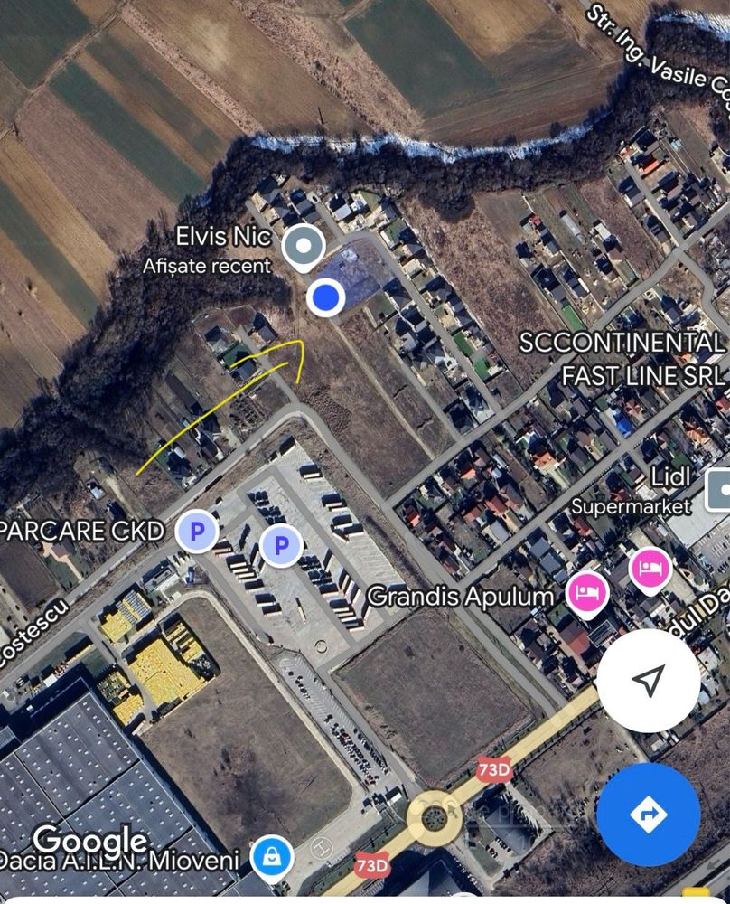 Vand teren Mioveni zona Ckd-uri