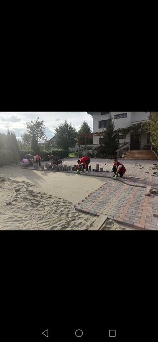 montaj pavele bordura Rigola