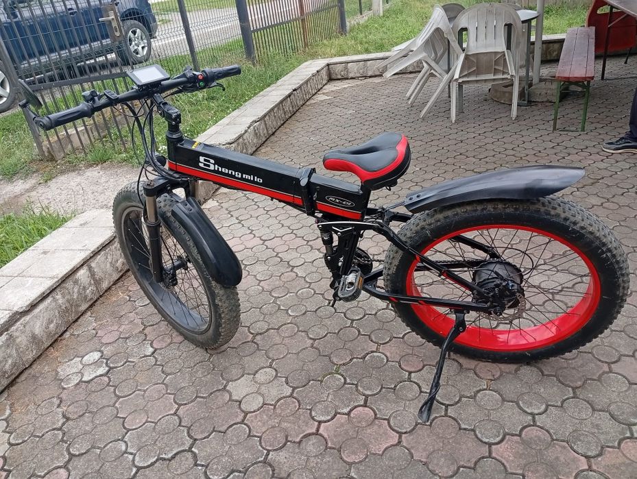 Bicicleta electrica Shengmilo MX01 motor 1000W full suspensie