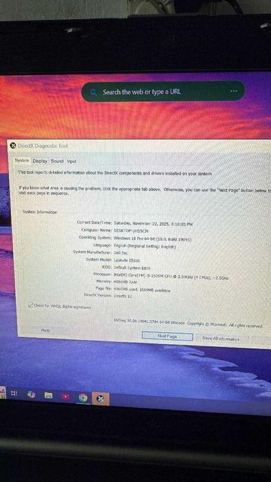 Vând laptop DELL Latitude E5520