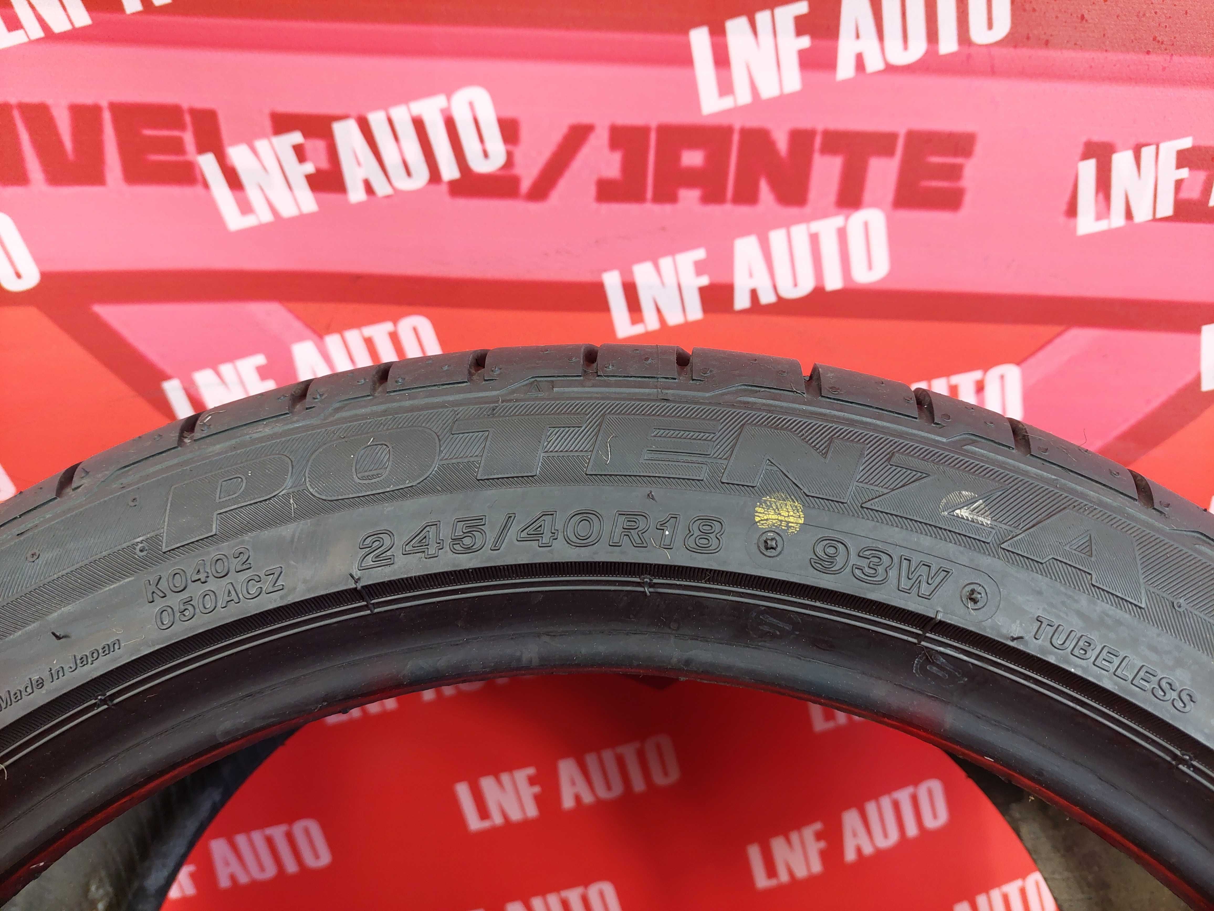 1 Anvelopa de VARA - 245/40/18 - BRIDGESTONE - NOUA DOT VECHI RFT RSC