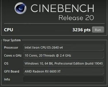 Intel® Xeon® Processor E5-2640 v4 (25M Cache, 2.40 GHz)