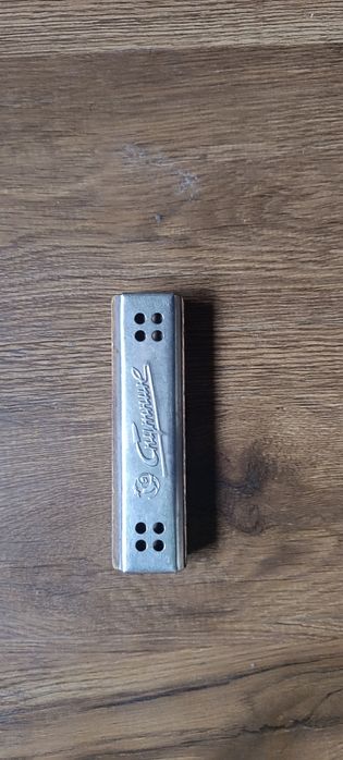 Губная винтажная гармошка  "Спутник".