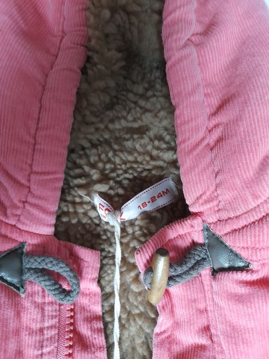 geaca iarna fata roz Fox 2 ani 18 24 luni noua eticheta