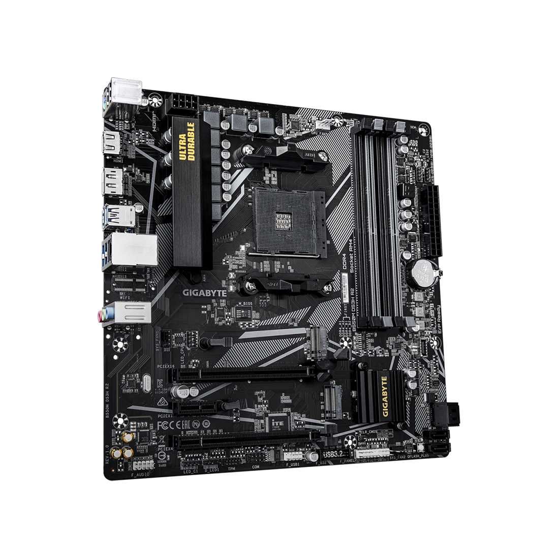 Материнская плата GIGABYTE B550M DS3H R2, AM4, 4xDDR4