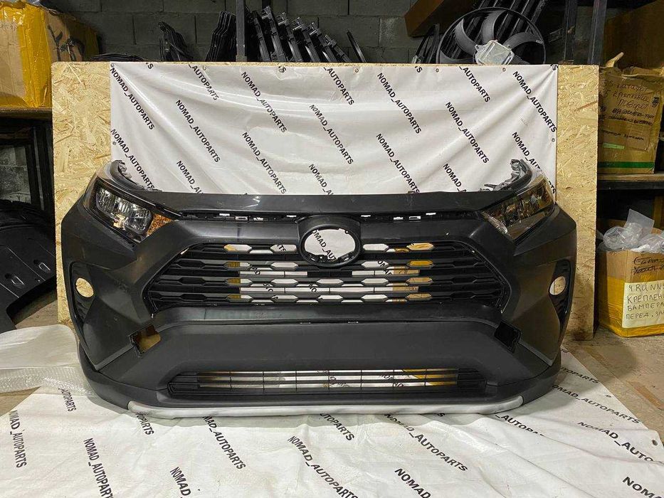 Бампер в сборе Рав4/Rav4 Решетка/фара/Ноускат/крыло/Морда на Рав4