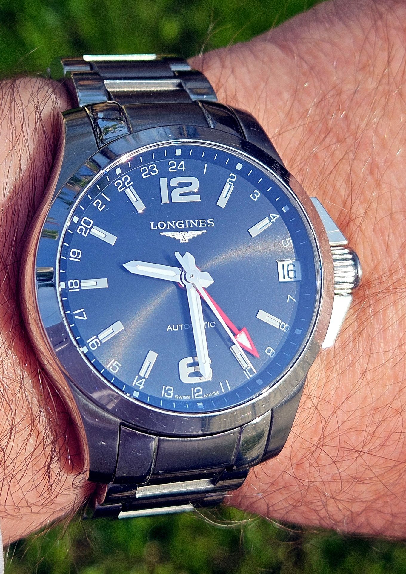 Ceas automatic Longines Conquest GMT  L.3.687.4