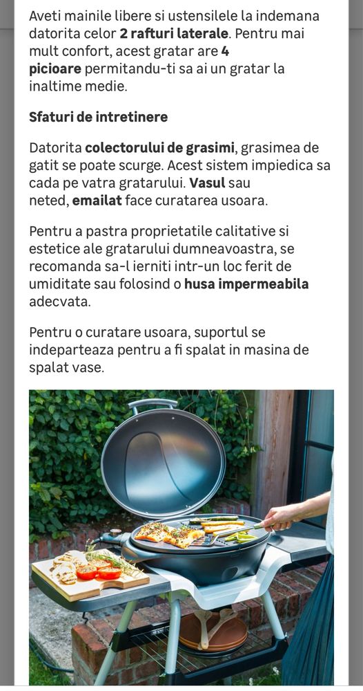 Vand gratar electric fonta