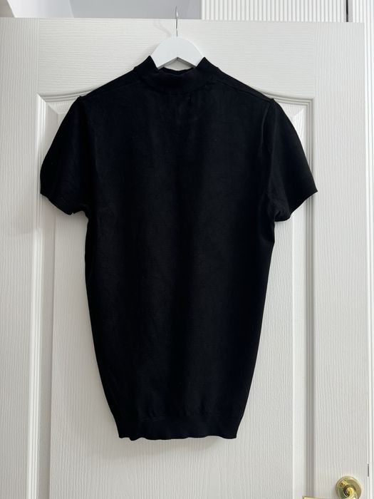 Tricou negru tip basic, mărimea L – material moale și confortabil