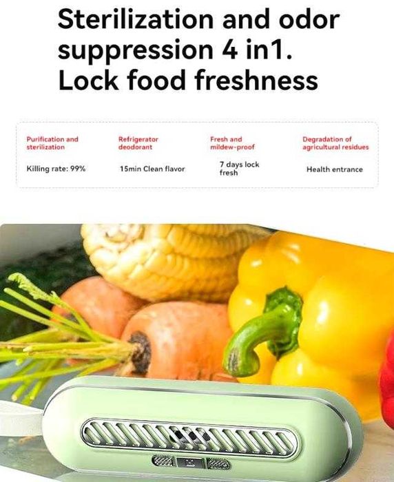 Озонатор за Автомобил ВъздухoПречиствател за Хладилник Миризми Плесени