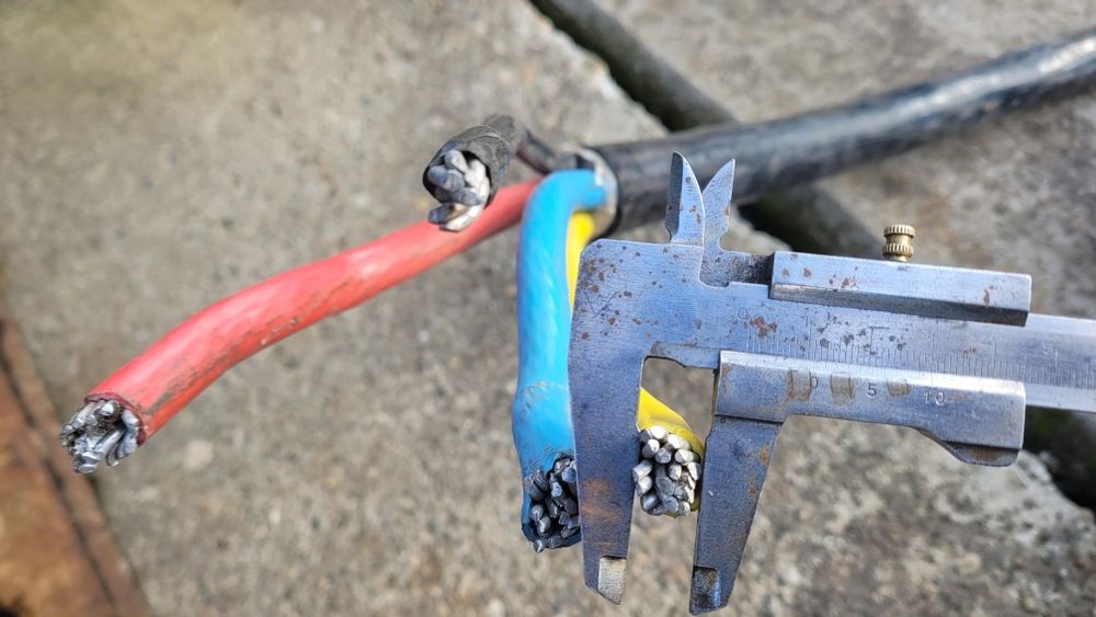 cablu curent electric trifazic forta de aluminiu prelungitor santier
