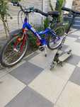 Bicicletă + trotinetă copii 7-12 ani