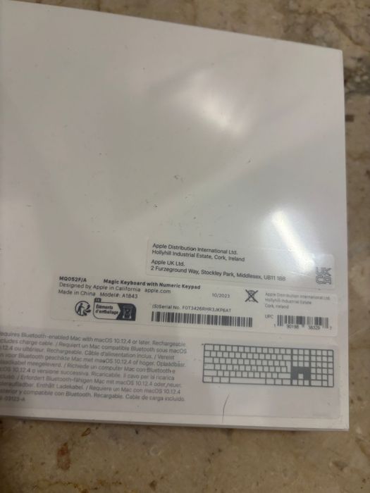 Tastatura Apple Magic keyboard numeric keypad noua sigilata originala