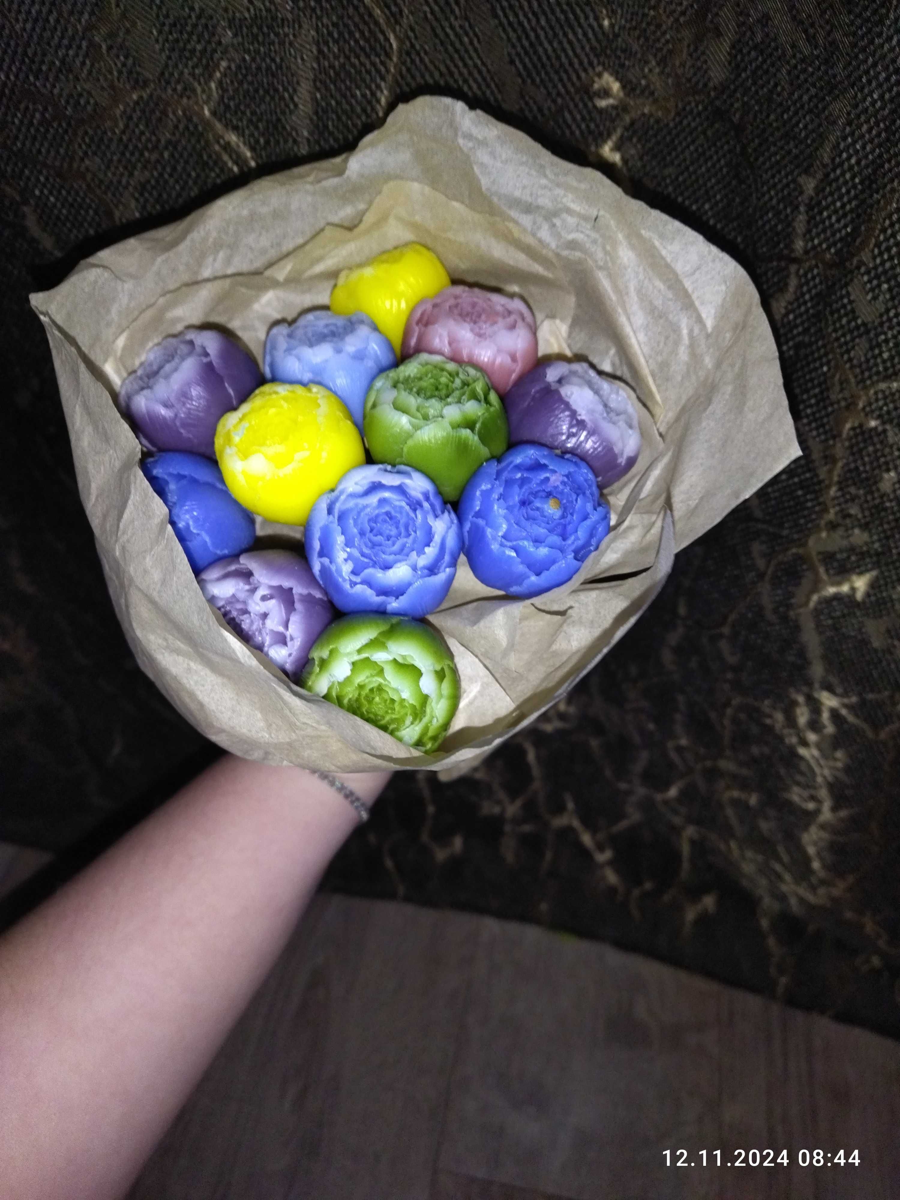 Букет  из мыльных пион