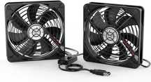 ELUTENG Ventilator USB dual 2in1 140mm 5V,3 viteze reglabile,carcasa