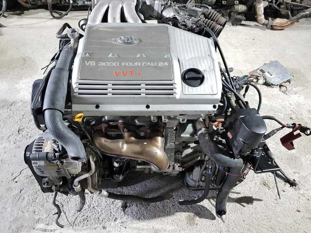 3MZ fe мотор и коробка 5ступка, 1mz vvti двигатель