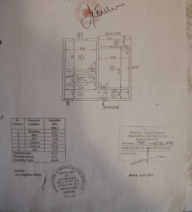 Apartament 2 camere decomandat etaj 1, direct proprietar