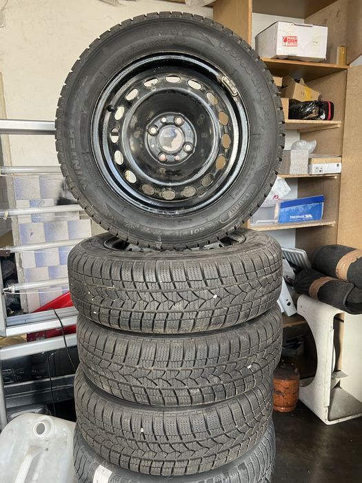 Jante tabla fiat 500 4x98 + cauciucuri iarna taurus 175 65 14