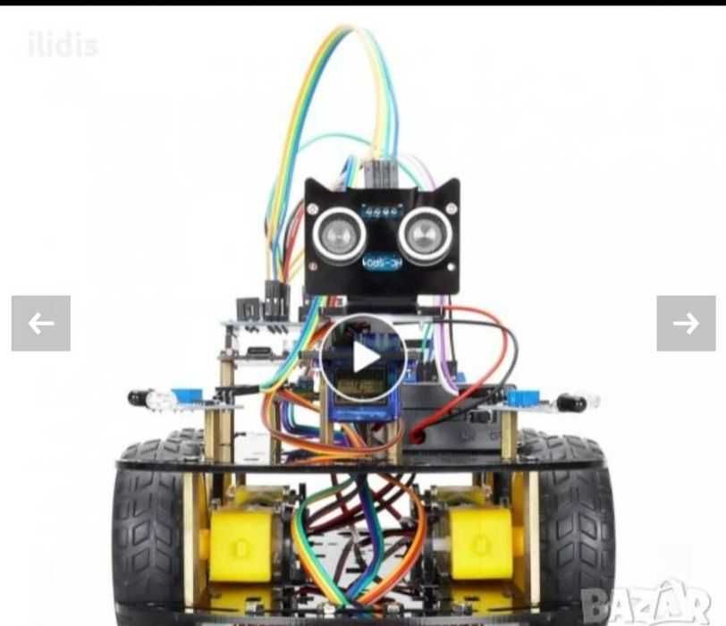 4WD смарт количка за Ардуино Уно R3 project