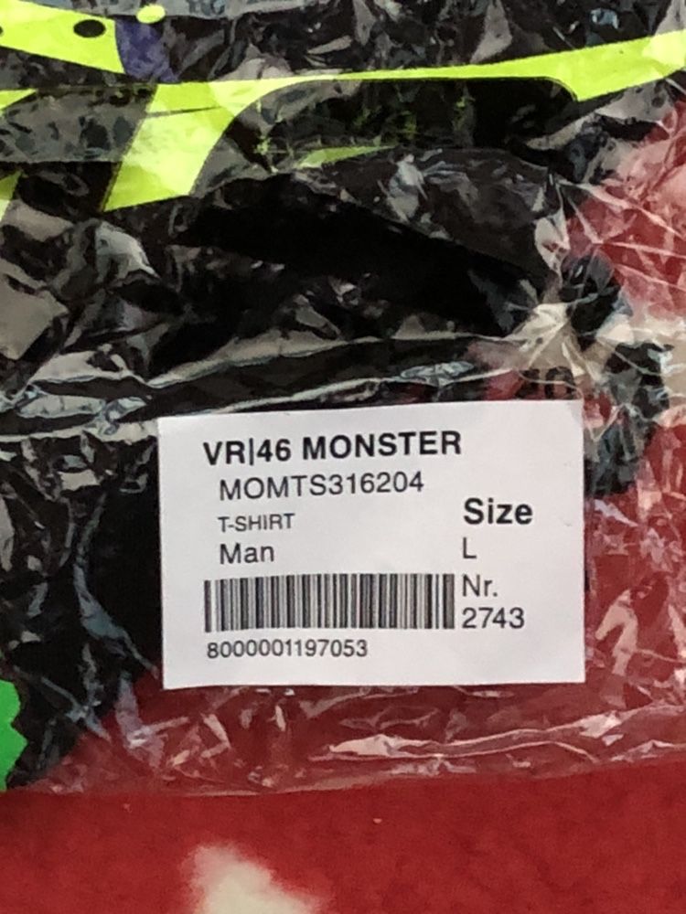 Tricou original Monster VR46, transport inclus