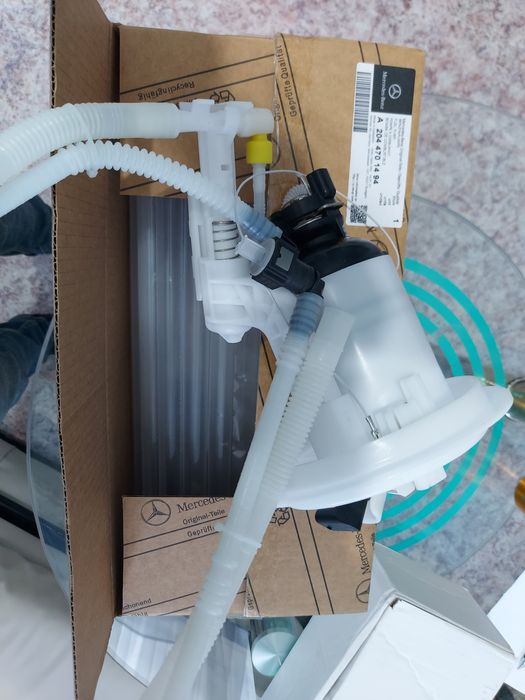 Топливный фильтр на W212 Mercedes, E300,E350,E500