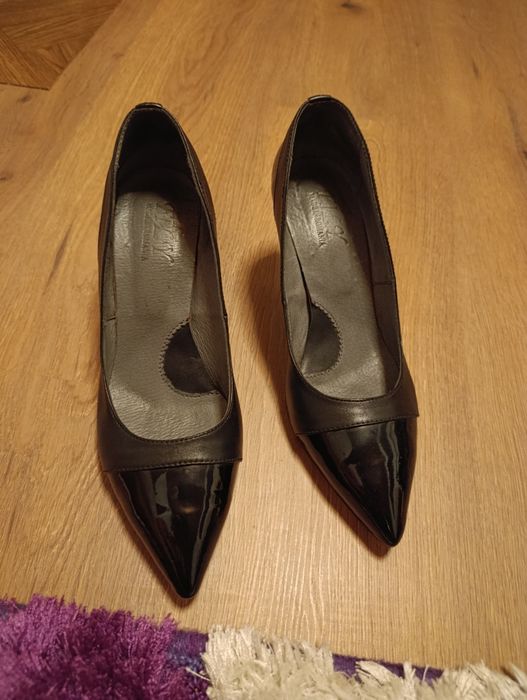 Pantofi stileto piele naturala
